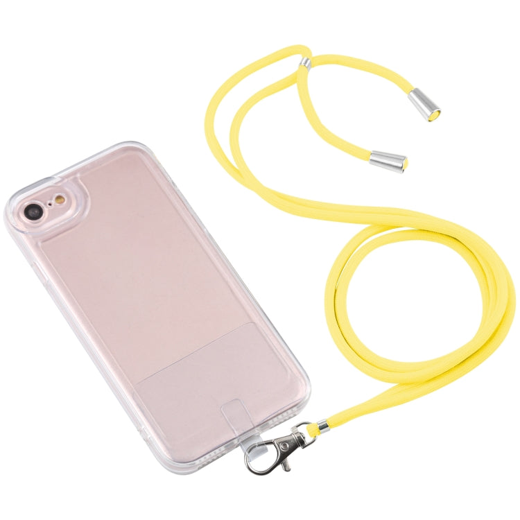 For iPhone SE 2022 / SE 2020 / 8 / 7 Lanyard Transparent TPU Phone Case