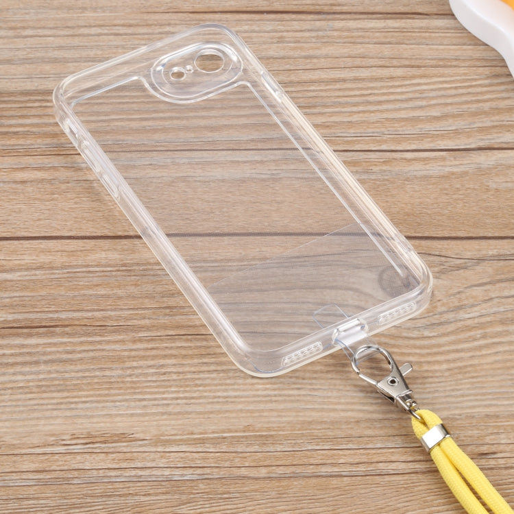 For iPhone SE 2022 / SE 2020 / 8 / 7 Lanyard Transparent TPU Phone Case