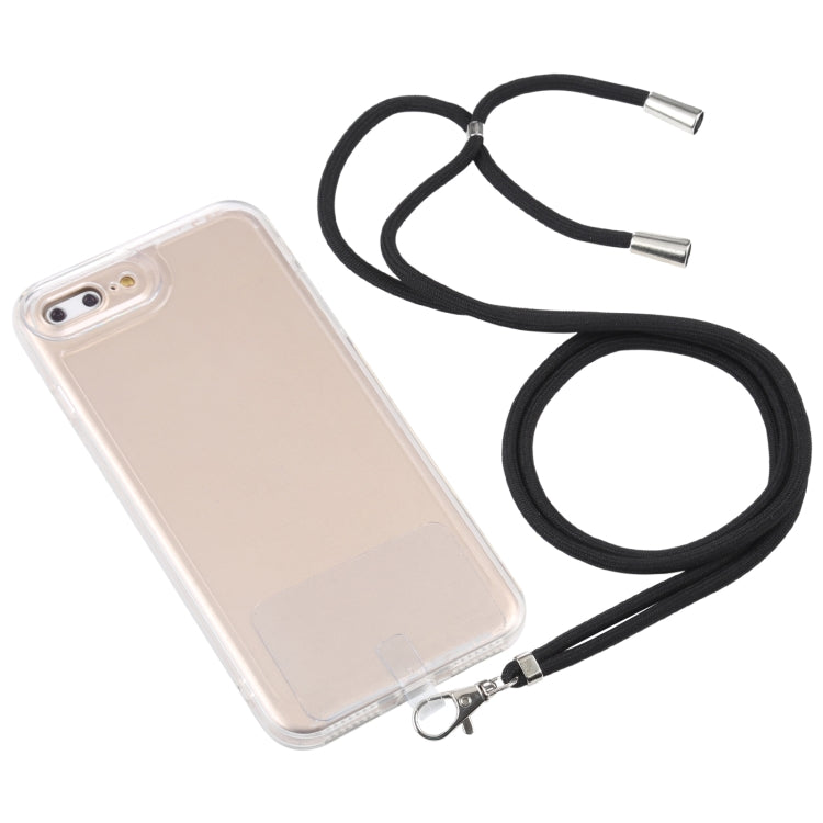 Lanyard Transparent TPU Phone Case For iPhone 7 Plus / 8 Plus