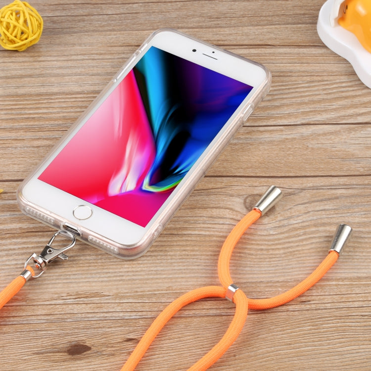 Lanyard Transparent TPU Phone Case For iPhone 7 Plus / 8 Plus