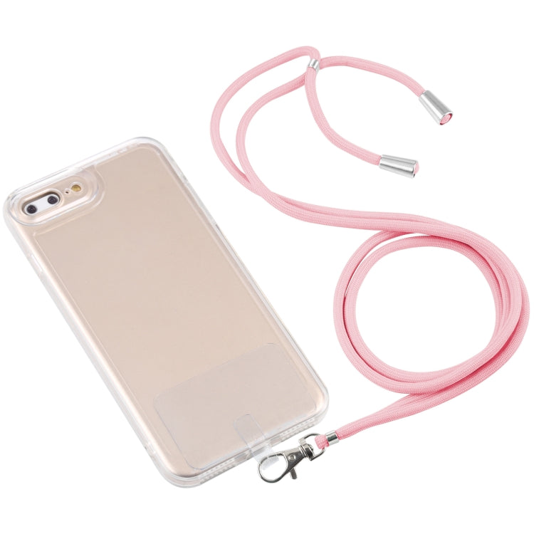 Lanyard Transparent TPU Phone Case For iPhone 7 Plus / 8 Plus