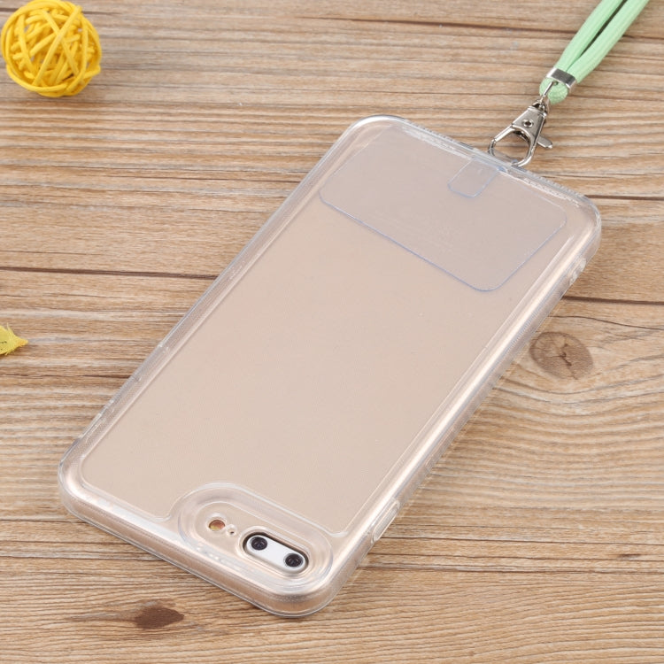 Lanyard Transparent TPU Phone Case For iPhone 7 Plus / 8 Plus