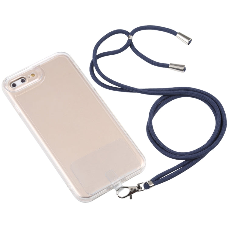 Lanyard Transparent TPU Phone Case For iPhone 7 Plus / 8 Plus