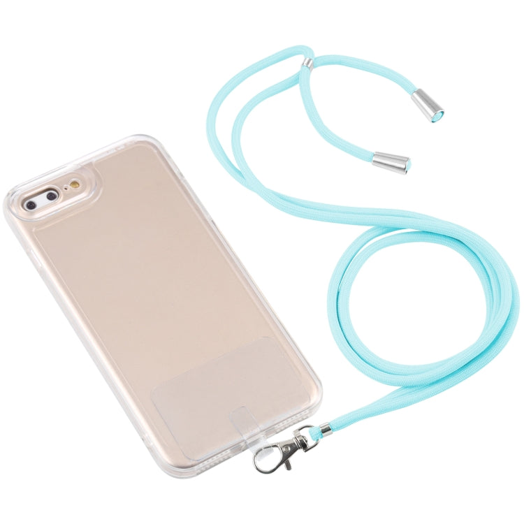 Lanyard Transparent TPU Phone Case For iPhone 7 Plus / 8 Plus