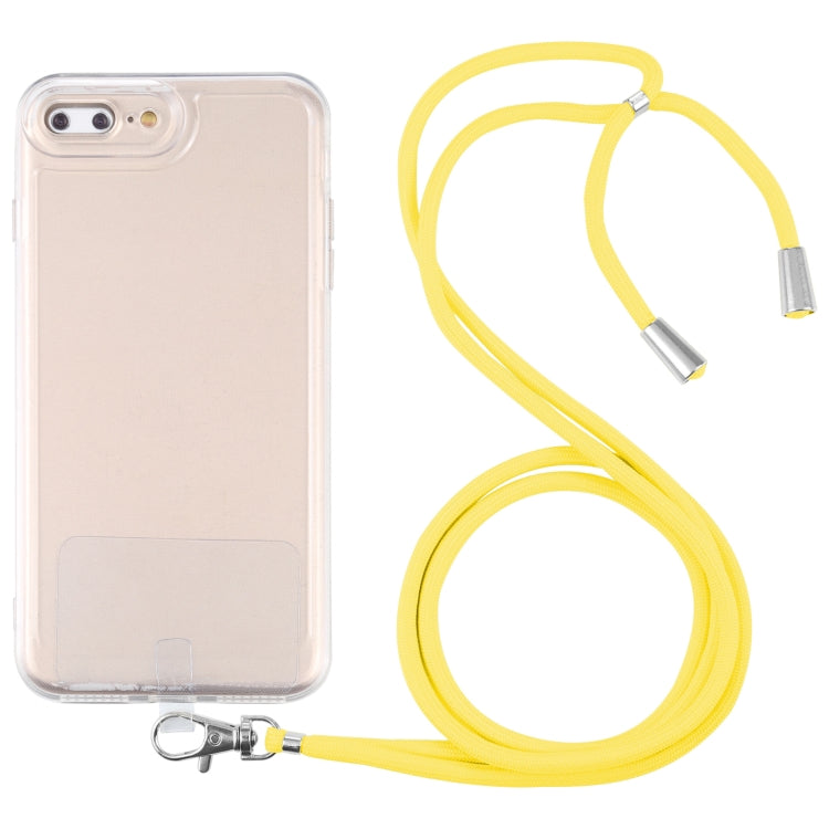 Lanyard Transparent TPU Phone Case For iPhone 7 Plus / 8 Plus