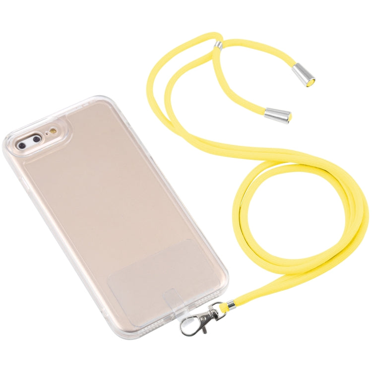 Lanyard Transparent TPU Phone Case For iPhone 7 Plus / 8 Plus
