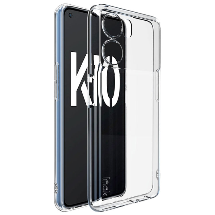 For OPPO K10 5G China imak UX-5 Series Transparent Shockproof TPU Phone Case