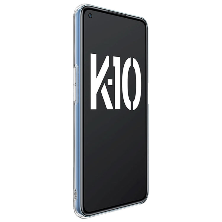 For OPPO K10 5G China imak UX-5 Series Transparent Shockproof TPU Phone Case