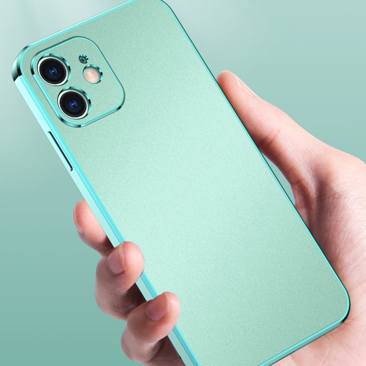 For iPhone 12 mini Ultra Thin Electroplated Frosted TPU Phone Case