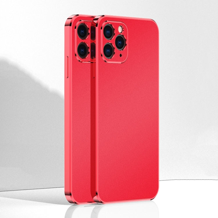 For iPhone 11 Pro Max Ultra Thin Electroplated Frosted TPU Phone Case