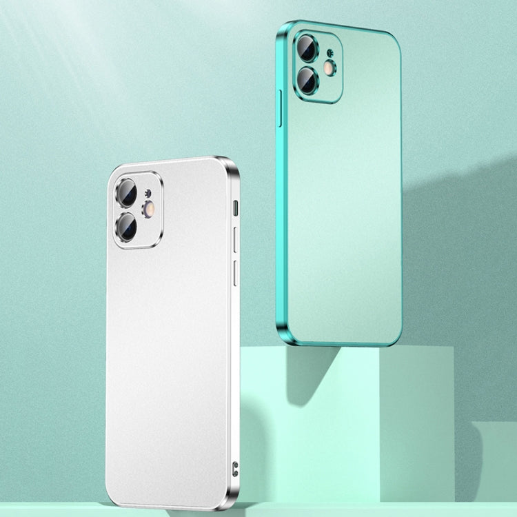 For iPhone 11 Pro Max Ultra Thin Electroplated Frosted TPU Phone Case