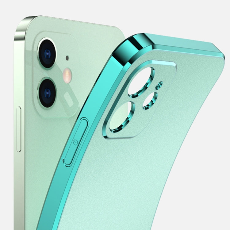 For iPhone 11 Pro Max Ultra Thin Electroplated Frosted TPU Phone Case