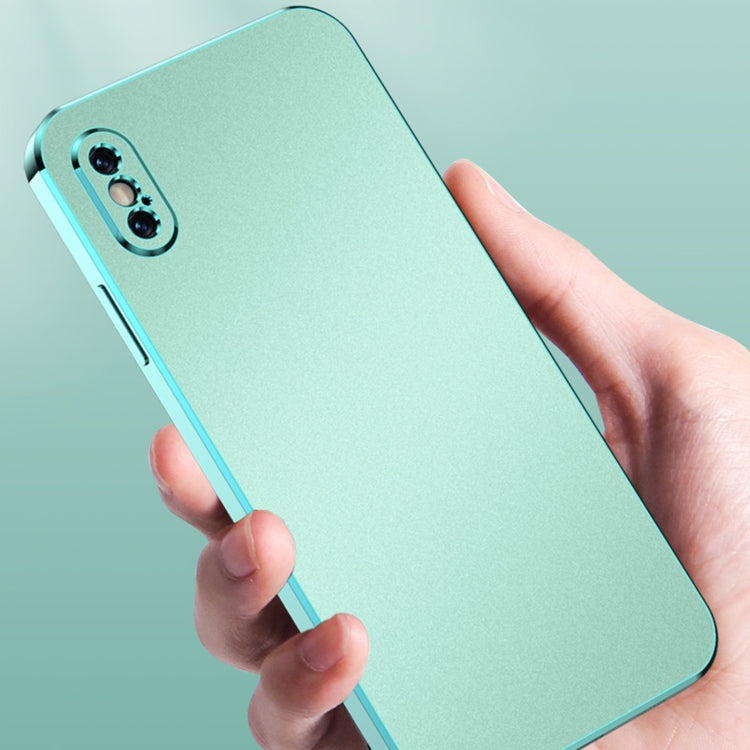 For iPhone X Ultra Thin Electroplated Frosted TPU Phone Case
