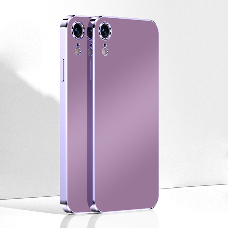 For iPhone XR Ultra Thin Electroplated Frosted TPU Phone Case