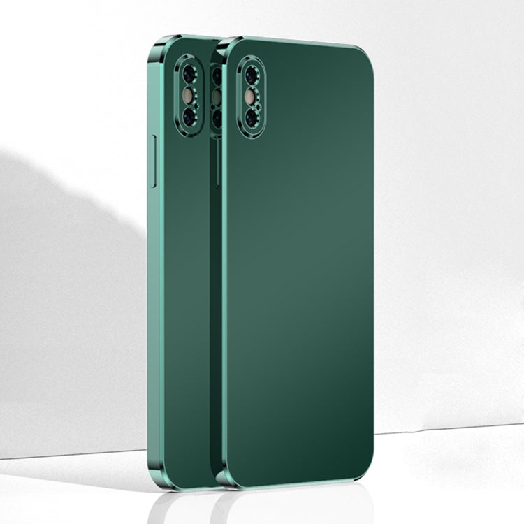 For iPhone XS Max Ultra Thin Electroplated Frosted TPU Phone Case