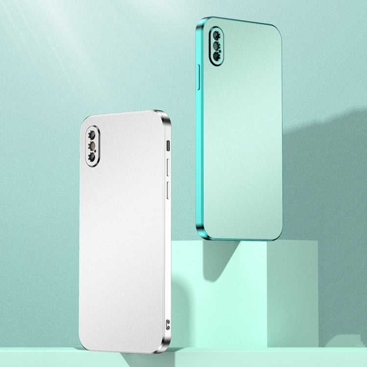 For iPhone XS Max Ultra Thin Electroplated Frosted TPU Phone Case