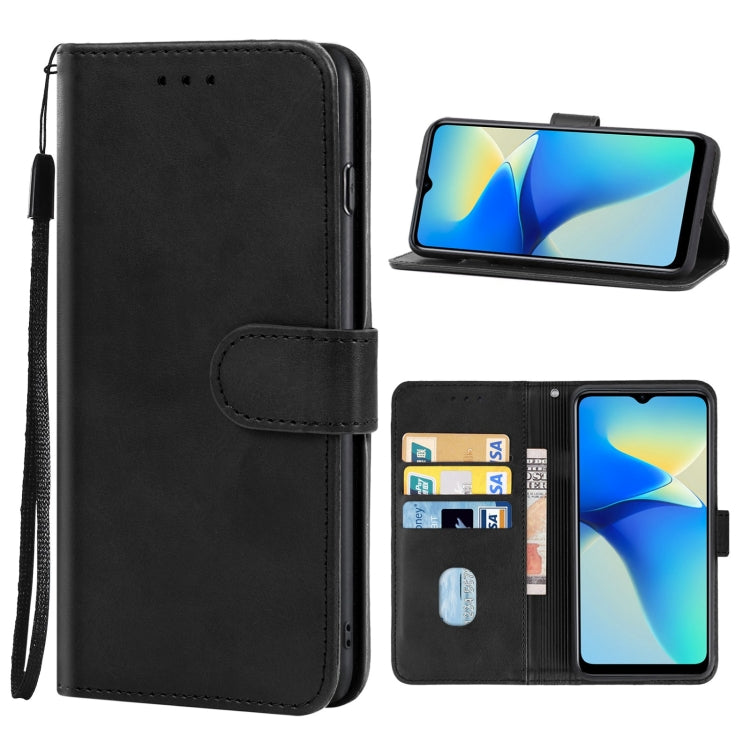 For vivo Y33e Leather Phone Case