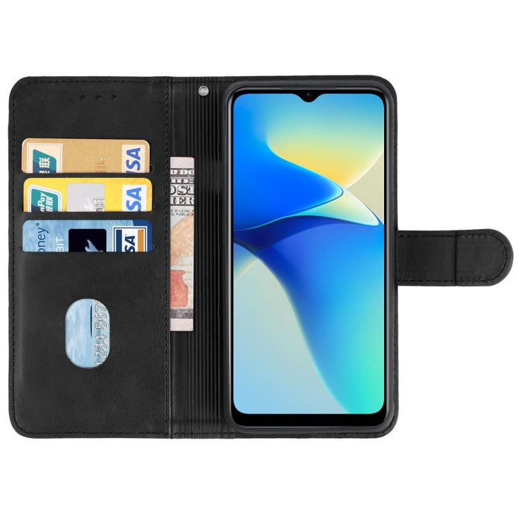 For vivo Y33e Leather Phone Case