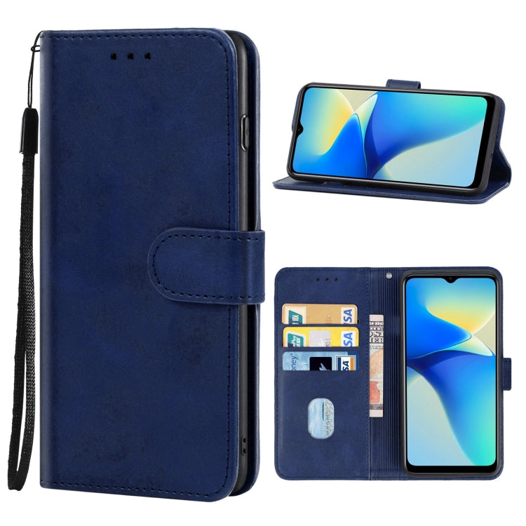 For vivo Y33e Leather Phone Case