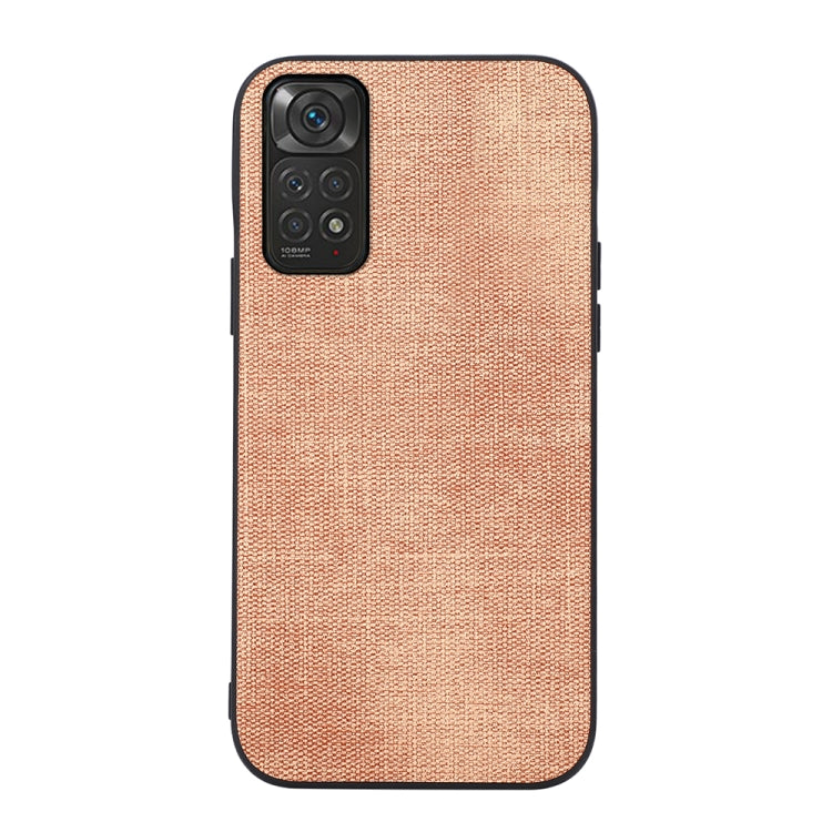 For Xiaomi Redmi Note 11 / Note 11S 4G Brugg Texture PU Shockproof Phone Case