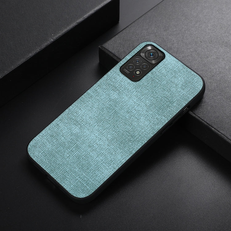 For Xiaomi Redmi Note 11 / Note 11S 4G Brugg Texture PU Shockproof Phone Case