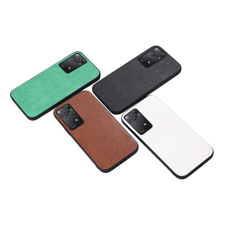 For Xiaomi Redmi Note 11 Pro Falette Texture PU Shockproof Phone Case