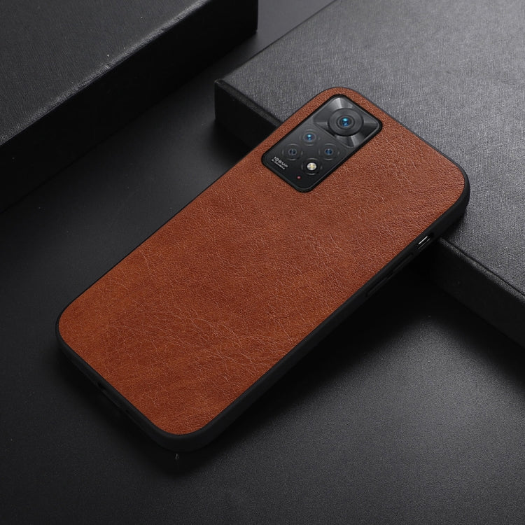 For Xiaomi Redmi Note 11 Pro Falette Texture PU Shockproof Phone Case