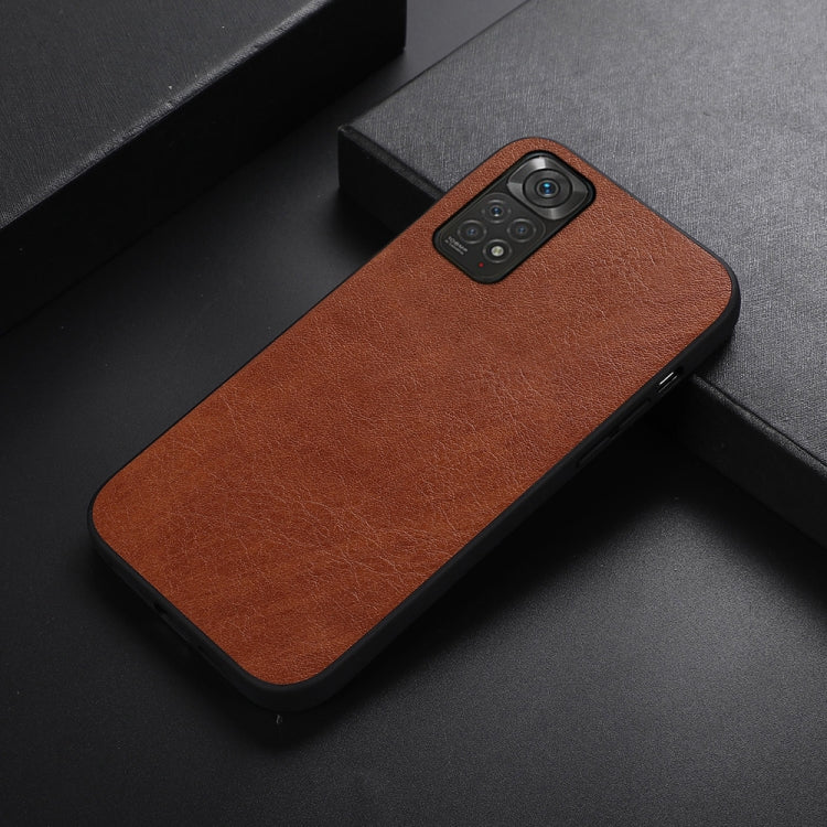 For Xiaomi Redmi Note 11 / Note 11S 4G Falette Texture PU Shockproof Phone Case