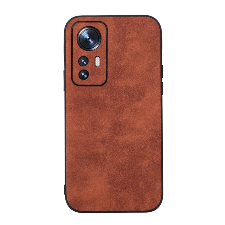 For Xiaomi 12 Pro Morocco Texture PU Shockproof Phone Case