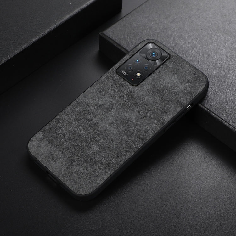 For Xiaomi Redmi Note 11 Pro Morocco Texture PU Shockproof Phone Case