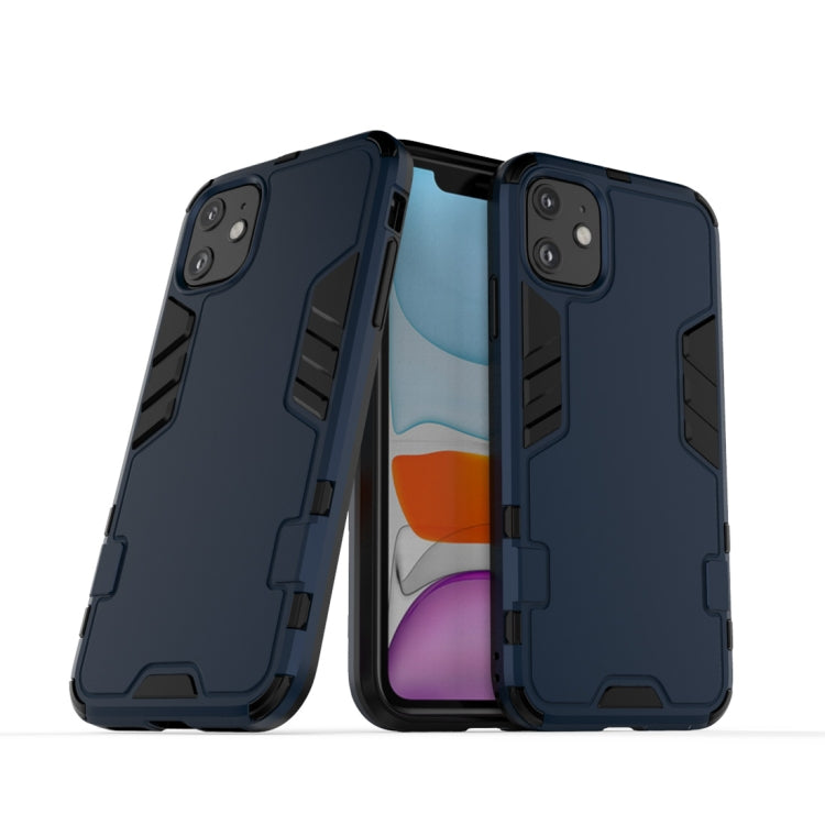 For iPhone 11 Simple Style Shockproof PC + TPU Case