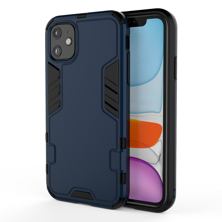 For iPhone 11 Simple Style Shockproof PC + TPU Case