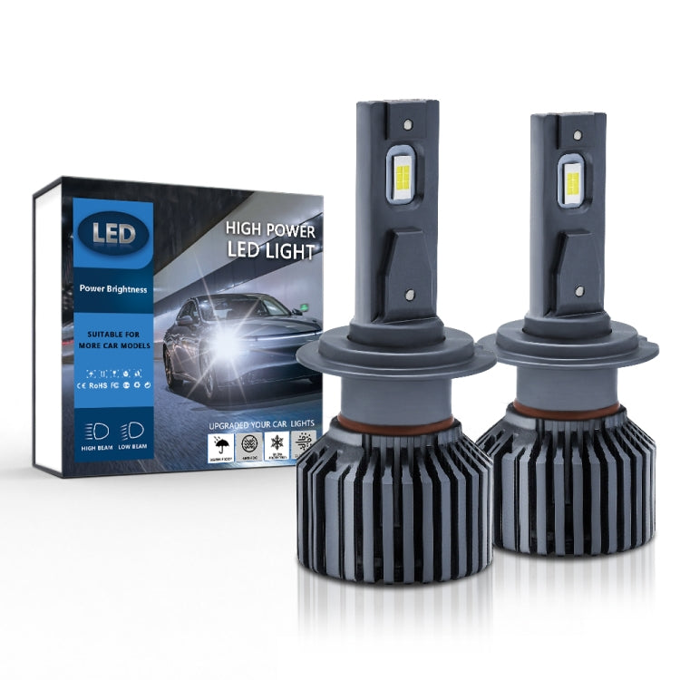 P9 1 Pair H7 6000K / 4000LM / 35W / DC10-32V IP68 Waterproof Car LED Headlight