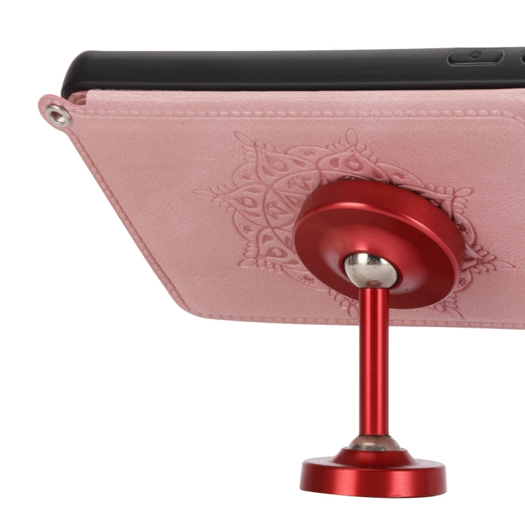 For Xiaomi 12 Mandala Embossed Card Slots Magnetic Phone Case