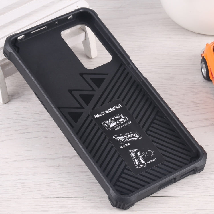For Xiaomi Redmi Note 11 Pro 4G / 5G Global Armor Kickstand TPU + PC Magnetic Phone Case