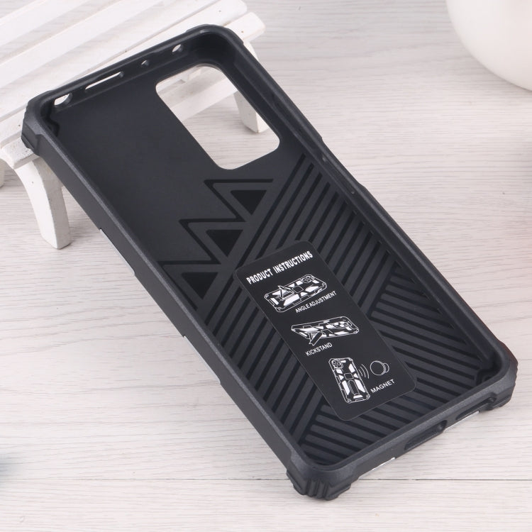 For Xiaomi Redmi Note 11 Pro 4G / 5G Global Armor Kickstand TPU + PC Magnetic Phone Case