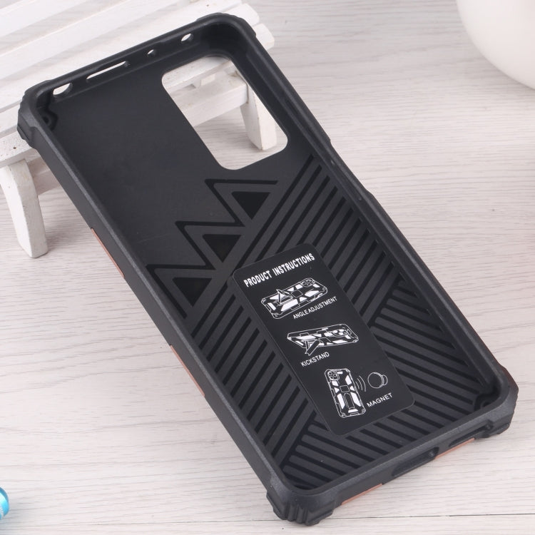 For Xiaomi Redmi Note 11 Pro 4G / 5G Global Armor Kickstand TPU + PC Magnetic Phone Case