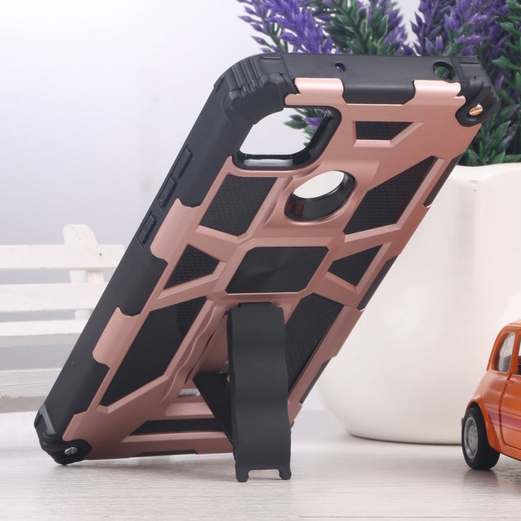 For Xiaomi Redmi 9C / 10A Armor Kickstand TPU + PC Magnetic Phone Case