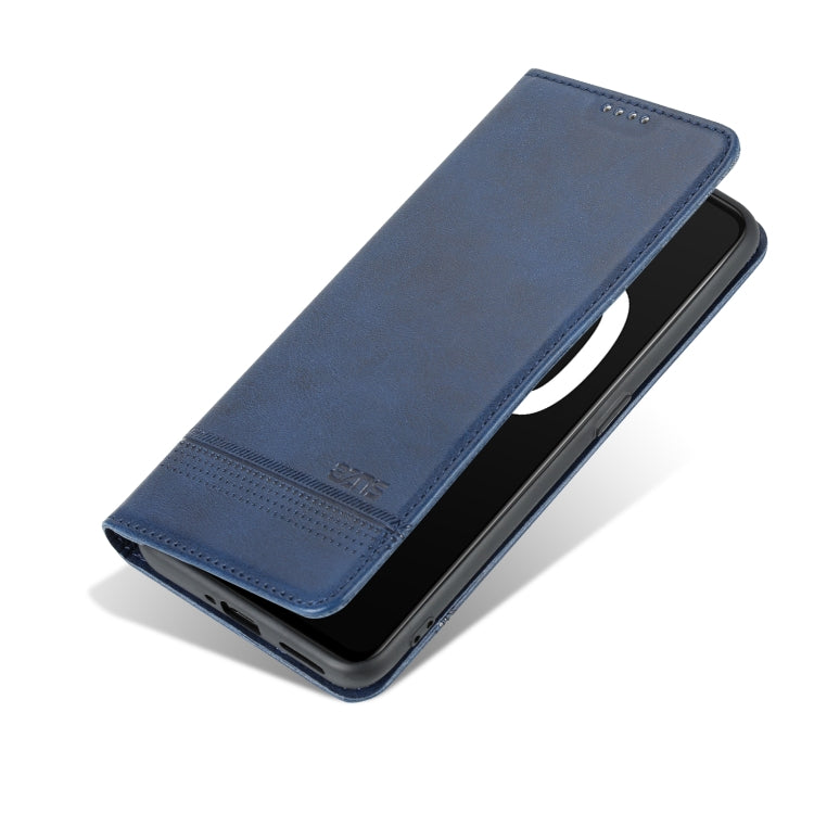 For OPPO K10 Pro AZNS Magnetic Calf Texture Flip Leather Phone Case