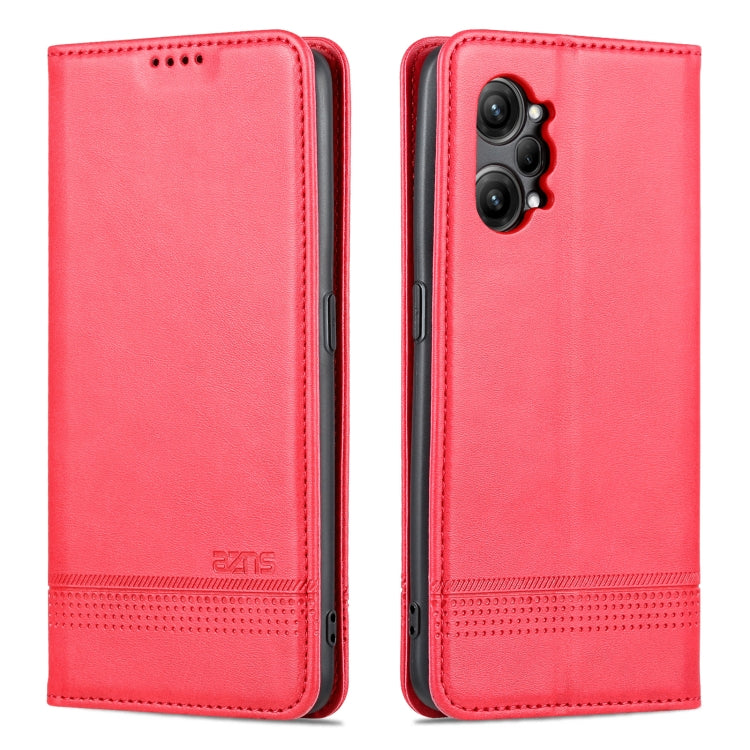 For OPPO K10 Pro AZNS Magnetic Calf Texture Flip Leather Phone Case