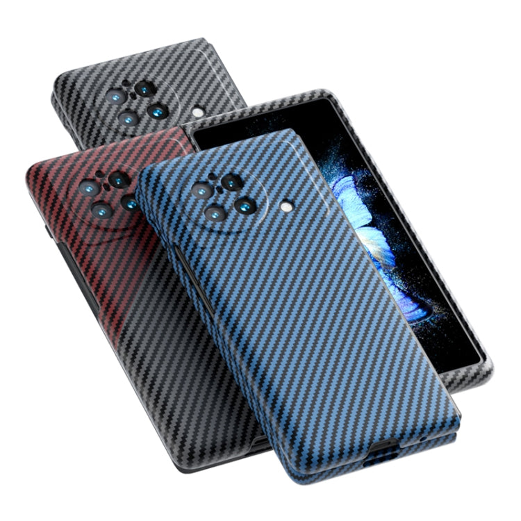 For vivo X Fold Carbon Fiber Shockproof Phone Case