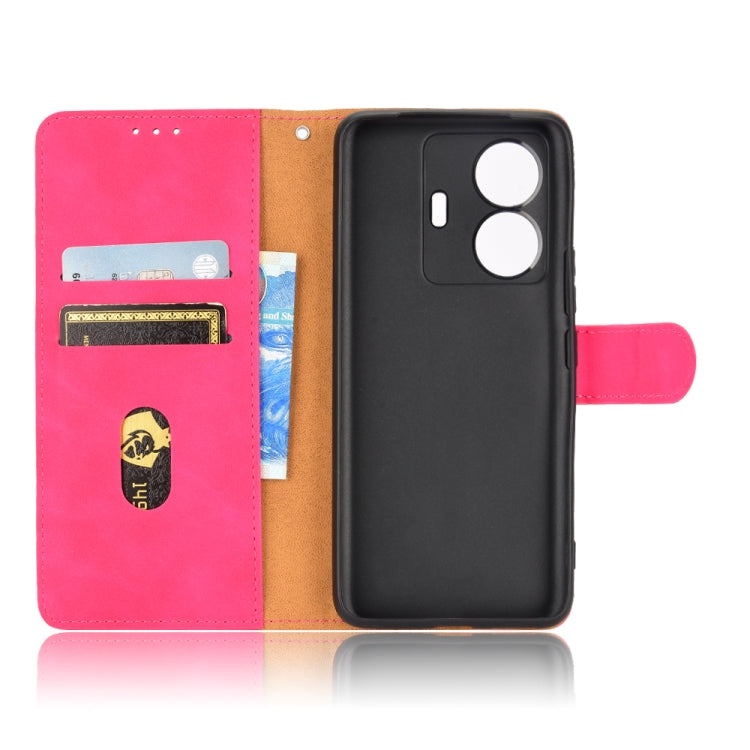 For vivo S15E Skin Feel Magnetic Flip Leather Phone Case