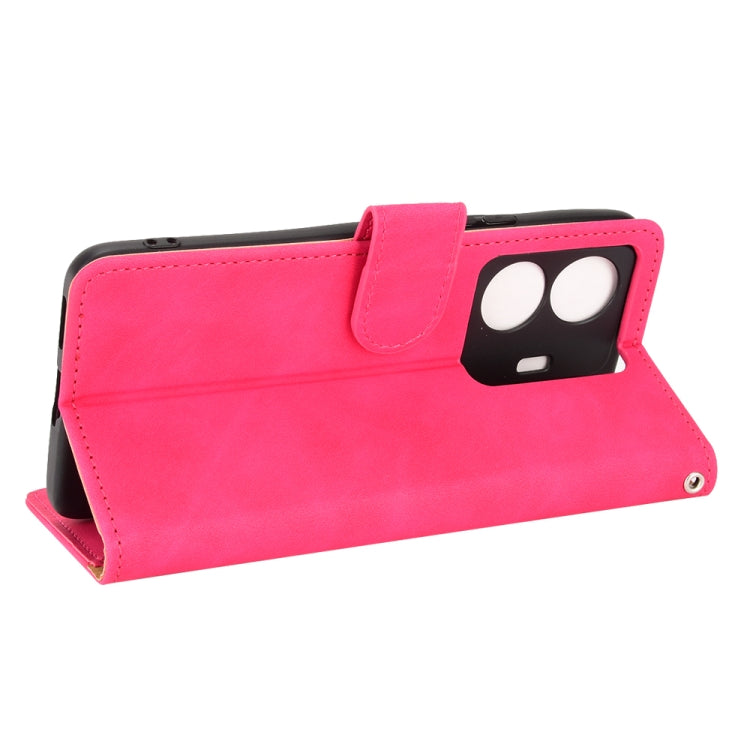 For vivo S15E Skin Feel Magnetic Flip Leather Phone Case