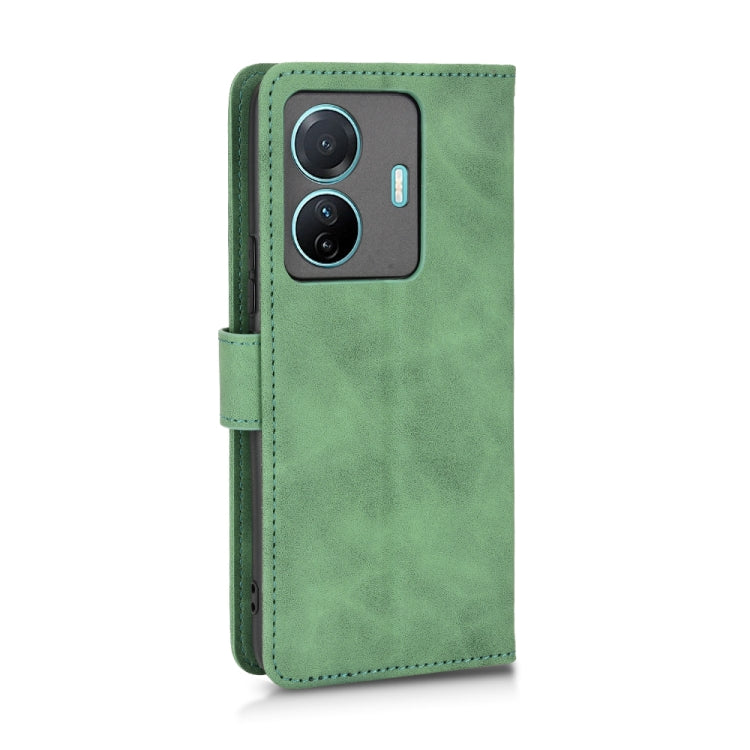 For vivo S15E Skin Feel Magnetic Flip Leather Phone Case