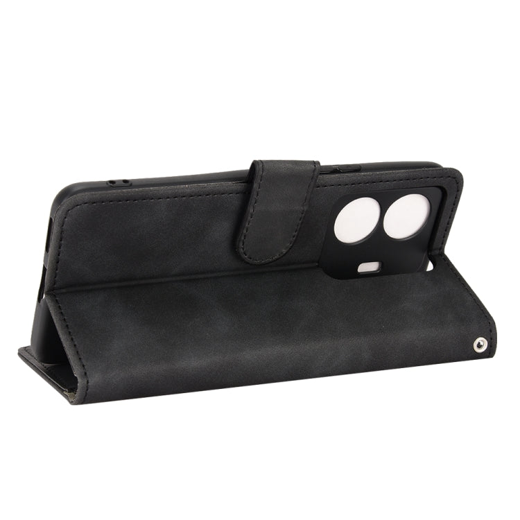 For vivo S15E Skin Feel Magnetic Flip Leather Phone Case