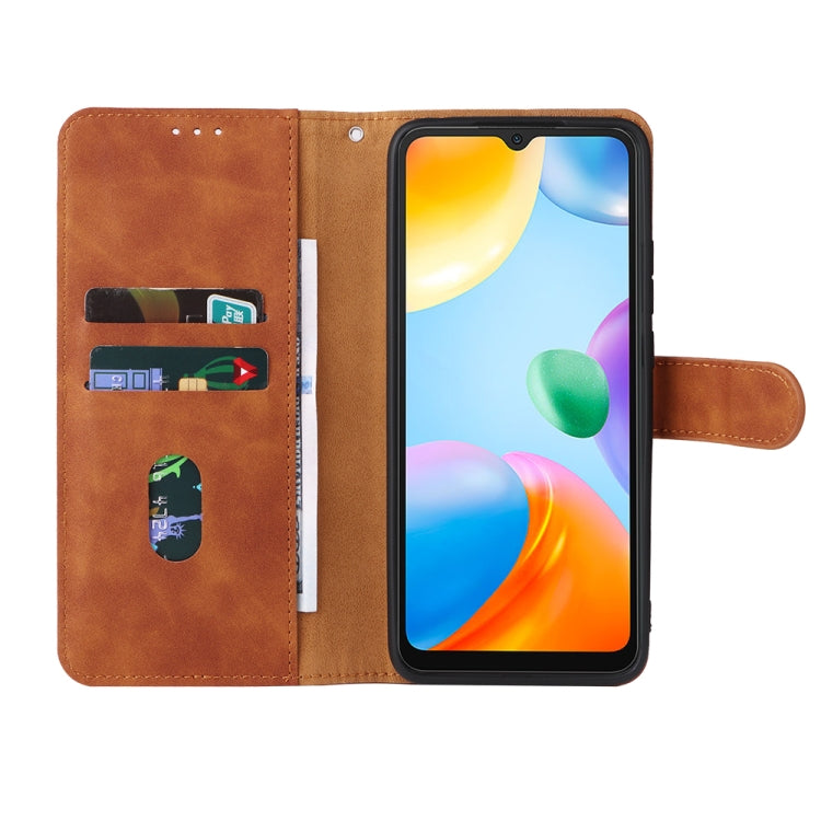 For Xiaomi Redmi 10C Skin Feel Magnetic Flip Leather Phone Case