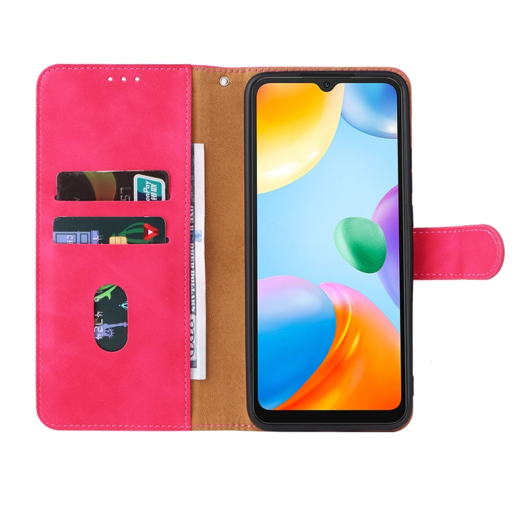 For Xiaomi Redmi 10C Skin Feel Magnetic Flip Leather Phone Case