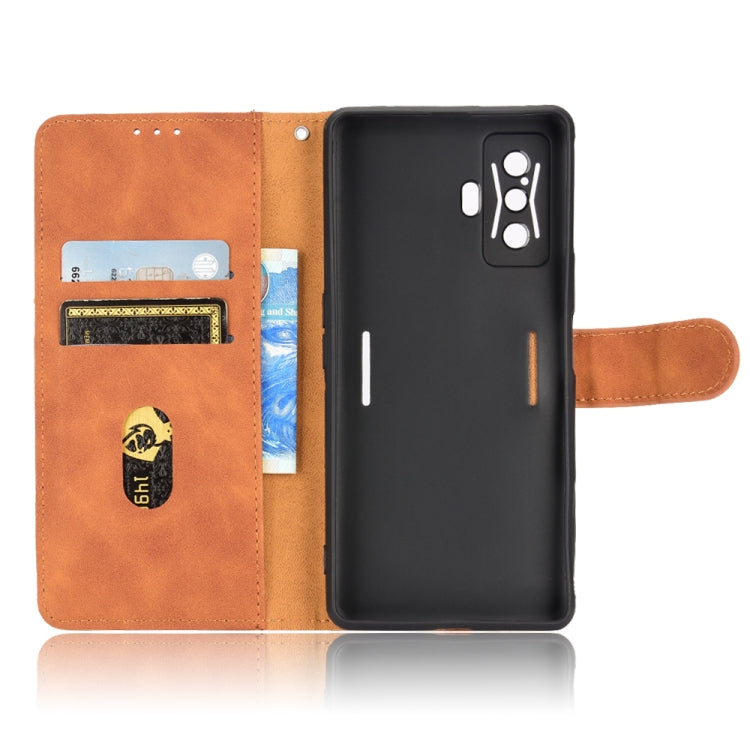 For Xiaomi Poco F4 GT/Redmi K50 Gaming Skin Feel Magnetic Flip Leather Phone Case