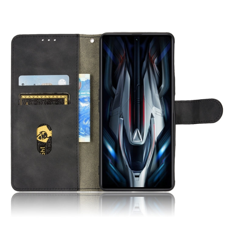 For Xiaomi Poco F4 GT/Redmi K50 Gaming Skin Feel Magnetic Flip Leather Phone Case