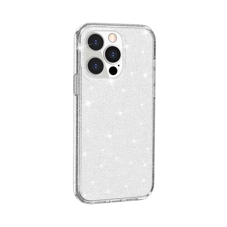 For iPhone 14 Pro Shockproof Terminator Style Glitter Powder Protective Case